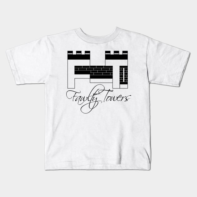 The Classiest Hotel in Torquay Kids T-Shirt by Meta Cortex